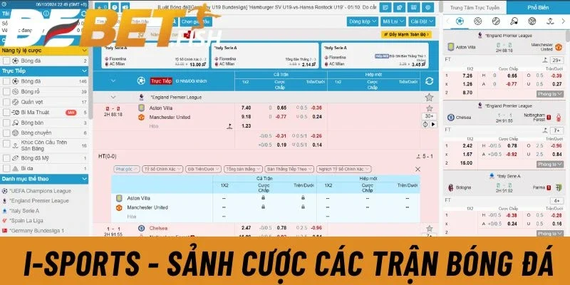 Thể thao 3 Sảnh I-Sports là điểm đến dành cho người thích sự nhanh gọn